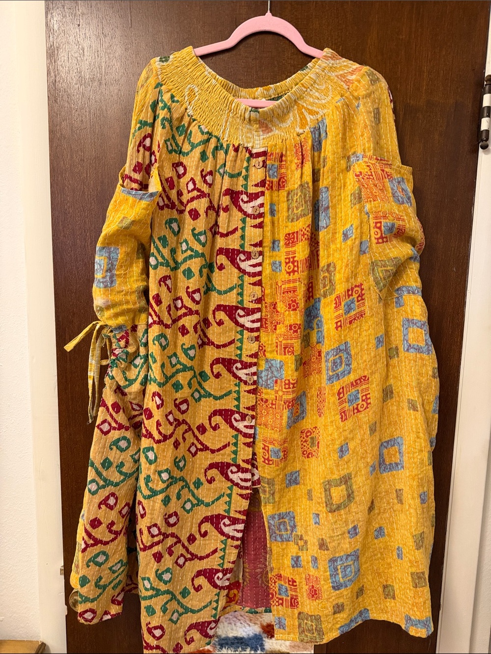 Kantha Bae Butterfly maxi skirt